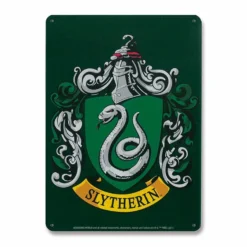 Logoshirt Harry Potter Panneau Métal Slytherin 15 X 21 Cm