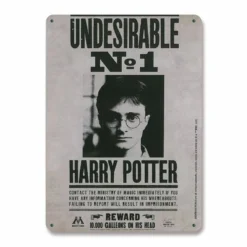 Logoshirt Harry Potter Panneau Métal Undesirable No. 1 15 X 21 Cm