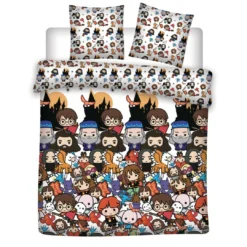 Harry Potter - Parure De Lit 200x200 - Chibi '100% Microfibre'