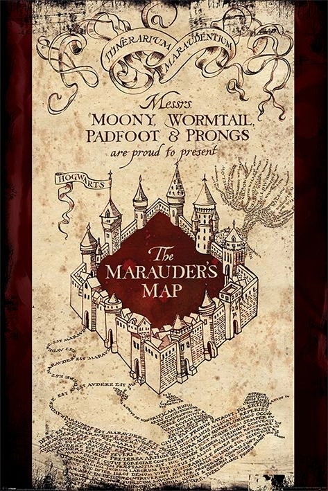 Pyramid International Harry Potter - Poster 61x91 - The Marauders Map 3 Pyramid International Harry Potter - Poster 61x91 - The Marauders Map