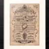 Harry Potter - Poudlard Liste Scolaire - Collector Print '30x40cm'