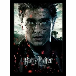 Harry Potter -reliques Mort Part2 Harry" -impression Encadrée 30x40cm"