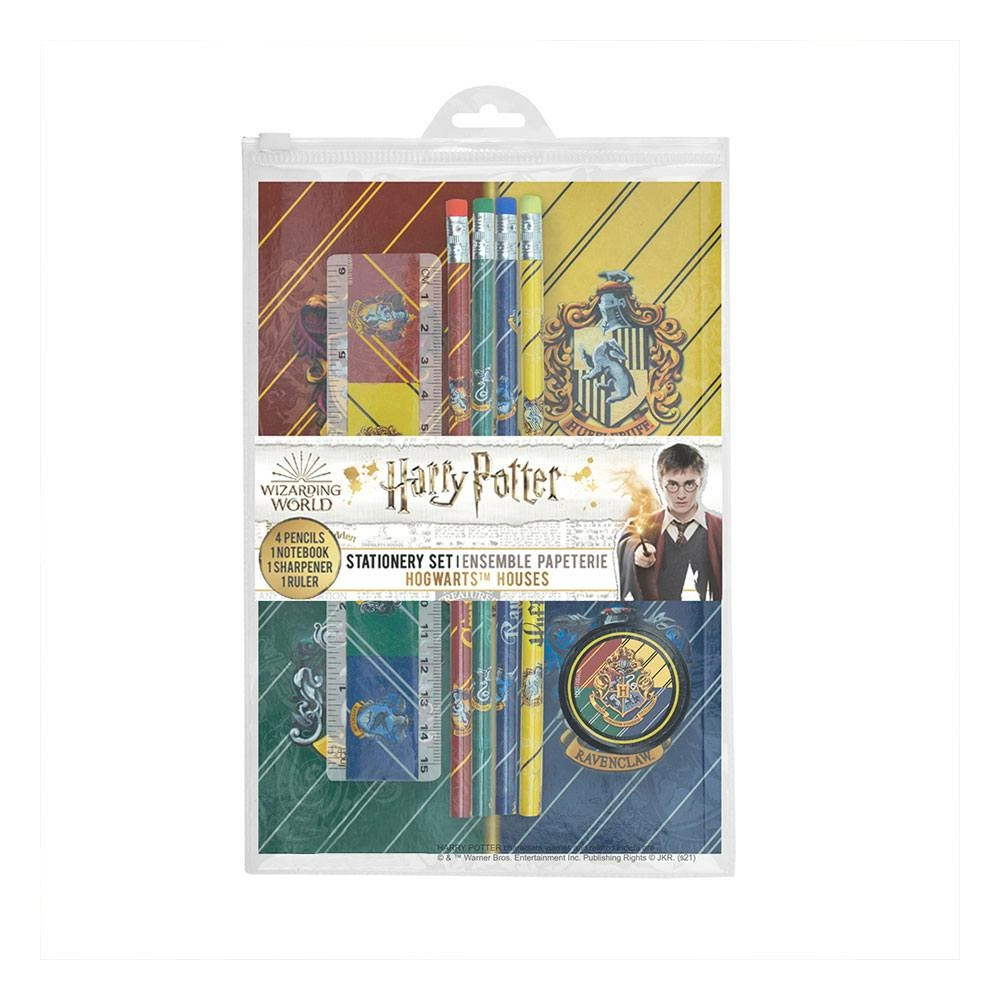 Cinereplicas Harry Potter Set Papeterie 6 Pièces Hogwarts Houses 3 Cinereplicas Harry Potter Set Papeterie 6 Pièces Hogwarts Houses