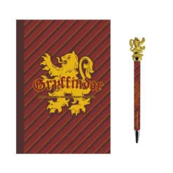 Harry Potter - Set Papeterie Gryffondor - Bloc-notes + Stylo - 2 Pc