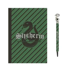 Cerda Harry Potter - Set Papeterie Serpentard - Bloc-notes + Stylo - 2 Pc