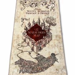 Harry Potter Tapis Marauders Map 76 X 133 Cm