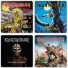 Iron Maiden Pack 4 Sous-verres -Magasin De Jouets iron maiden pack 4 sous verres