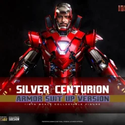 Hot Toys Iron Man 3 Figurine Movie Masterpiece 1/6 Silver Centurion (armor Suit Up Version) 32 Cm -Magasin De Jouets iron man 3 figurine movie masterpiece 16 silver centurion armor suit up version 32 cm 6159d188293c2