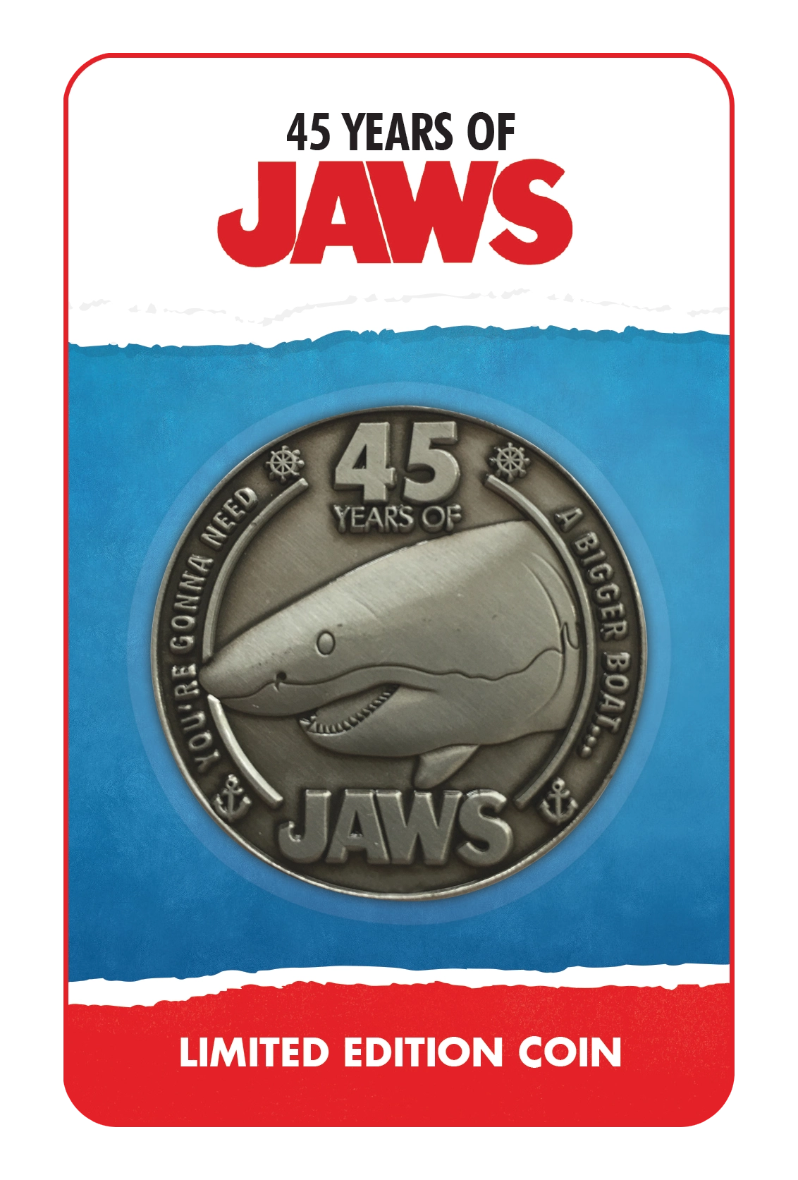 FANATTIK Jaws - 45th Anniversary - Pièce De Collection édition Limitée 4 FANATTIK Jaws - 45th Anniversary - Pièce De Collection édition Limitée – Image 2