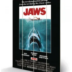 Jaws - Impression Sur Bois 40x59 - One Sheet