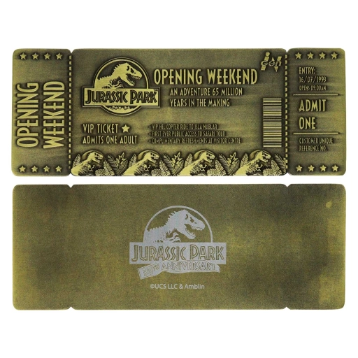 FANATTIK Jurassic Park - 30ème Anniversaire - Ticket Edition Limitée 4 FANATTIK Jurassic Park - 30ème Anniversaire - Ticket Edition Limitée – Image 2