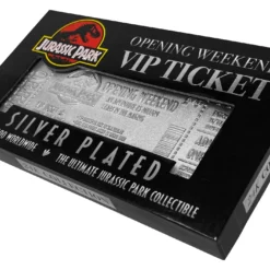 FANATTIK Jurassic Park : Opening Weekend - Ticket Plaqué Argent Collector -Magasin De Jouets jurassic park opening weekend ticket plaque argent collector 640ad4618f035