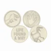 Half Moon Bay Jurassic Park - Set De 4 Dessous De Verre -Magasin De Jouets jurassic park set de 4 dessous de verre