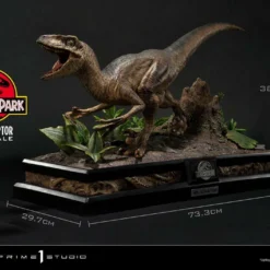 Jurassic Park Statuette Legacy Museum Collection 1/6 Velociraptor Attack 38 Cm