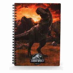 SD Toys Jurassic World Cahier Effet 3d Into The Wild