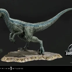 Jurassic World: Fallen Kingdom Statuette Prime Collectibles 1/10 Blue (open Mouth Version) 17 Cm