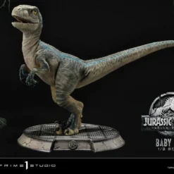 Jurassic World: Fallen Kingdom Statuette Prime Collectibles 1/2 Baby Blue 34 Cm