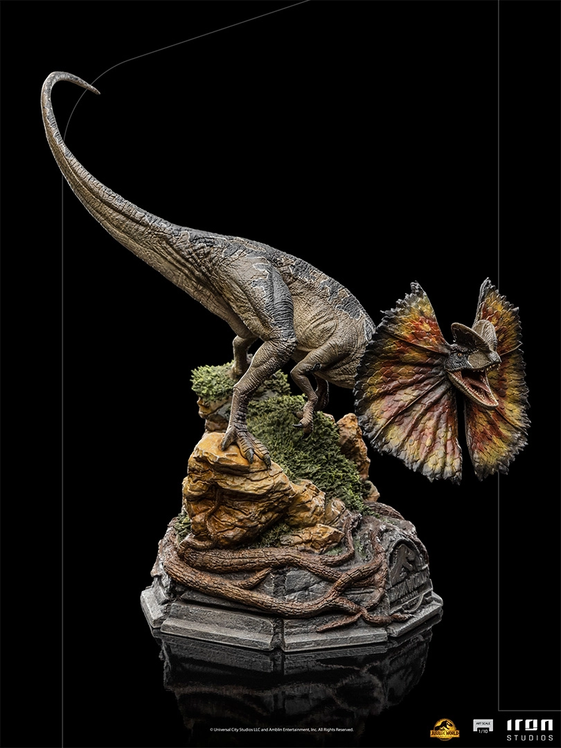 Jurassic World Le Monde D'après Statuette 1/10 Art Scale Dilophosaurus 13 Cm 10 Jurassic World Le Monde D'après Statuette 1/10 Art Scale Dilophosaurus 13 Cm – Image 8
