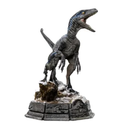 Jurassic World Le Monde D'après Statuette 1/10 Deluxe Art Scale Blue And Beta 20 Cm