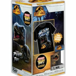 FUNKO Jurassic World - Pocket Pop - Trex + T-shirt (m) 11 FUNKO Jurassic World - Pocket Pop - Trex + T-shirt (m) -Magasin De Jouets jurassic world pocket pop trex t shirt m 64377755c38df