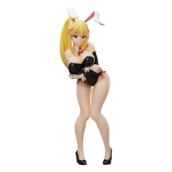 FREEing Kono Subarashii Sekai Ni Shukufuku O! Statuette Pvc 1/4 Darkness Bare Leg Bunny Ver. 38 Cm