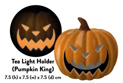 L'etrange Noel De Monsieur Jack - Roi Citrouille - Porte-bougie 7.5cm 3 L'etrange Noel De Monsieur Jack - Roi Citrouille - Porte-bougie 7.5cm