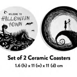 L'etrange Noel De Monsieur Jack - Set De 2 Sous-verres En Céramique