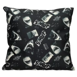 Les Dents De La Mer - Collage - Coussin '40x40x1cm'