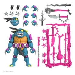 SUPER7 Les Tortues Ninja Figurine Ultimates Slash 18 Cm
