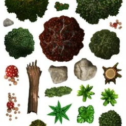 Livre Plateau De Jeu : Décorations Additionnelles (région Sauvage)