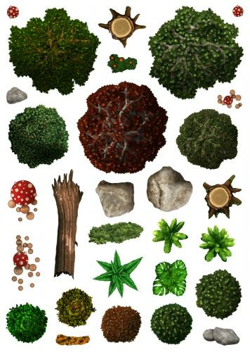 Livre Plateau De Jeu : Décorations Additionnelles (région Sauvage) 3 Livre Plateau De Jeu : Décorations Additionnelles (région Sauvage)