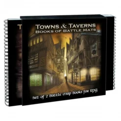 Livre Plateau De Jeu : Pack De 2 Livres Towns & Taverns (60x60cm)
