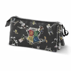 Looney Toons à Poudlard - Trousse Triple '23x11x7cm'