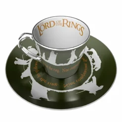 Lord Of The Rings - Tasse à Café Miroir Et Soucoupe