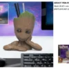 Marvel - Groot - Pot à Plantes Et à Stylos En Céramique - 15cm -Magasin De Jouets marvel groot pot a plantes et a stylos en ceramique 15cm
