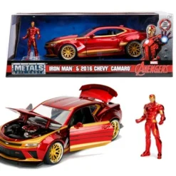 Marvel - Iron Man 2016 Chevy Camaro Ss - 1:24
