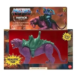 MATTEL Panthor Flocked Collectors Edition Exclusive. Masters Of The Universe Origins