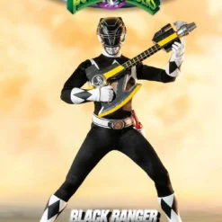 ThreeZero Mighty Morphin Power Rangers Figurine Figzero 1/6 Black Ranger 30 Cm