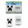 Minecraft Packs 2 Verres Crystal (carton De 6) -Magasin De Jouets minecraft packs 2 verres crystal carton de 6