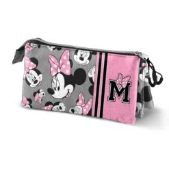 Minnie - Plumier 3 Comp '23x11x10' - Matière Recyclée