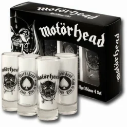 Motörhead Set 4 Verres à Shot