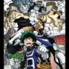 My Hero Academia - An Enemy Threat - Impression Encadrée 30x40cm -Magasin De Jouets my hero academia an enemy threat impression encadree 30x40cm