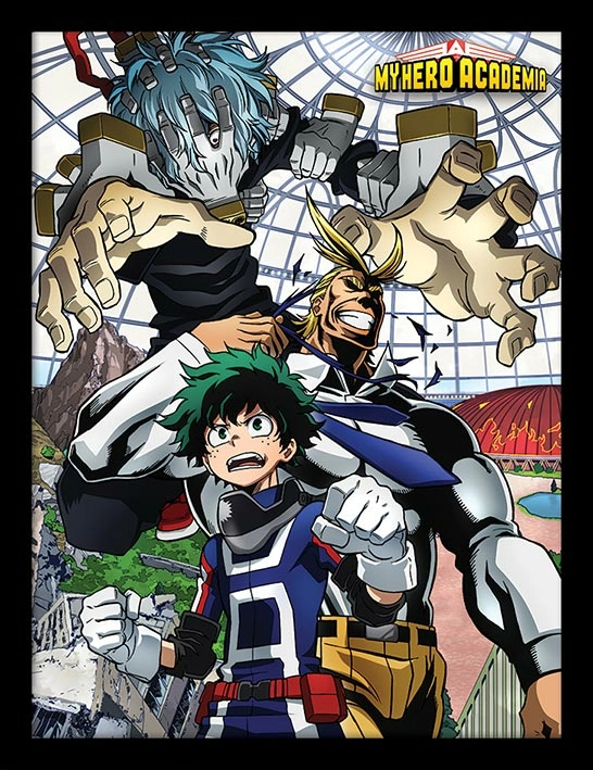 My Hero Academia - An Enemy Threat - Impression Encadrée 30x40cm 3 My Hero Academia - An Enemy Threat - Impression Encadrée 30x40cm