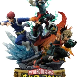 My Hero Academia Statuette Midoriya, Bakugo & Todoroki 69 Cm