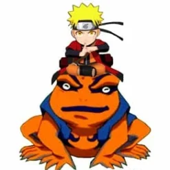 Naruto Shippuden Lampe Naruto And Gamakishi 20 Cm