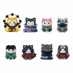 MegaHouse Naruto Shippuden Mega Cat Project Assortiment Trading Figures 3 Cm Nyaruto! Last Battle Ver. (8)
