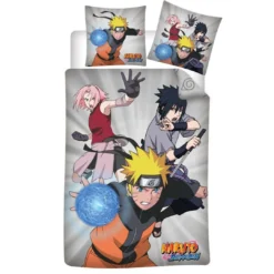 Naruto Shippuden - Trio - Parure De Lit 140x200cm - '100% Polyester'