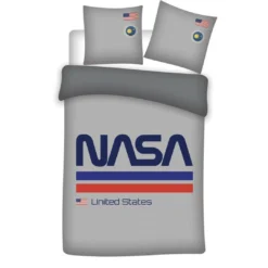 Nasa - Parure De Lit 140x200 - '100% Microfibre' - Maison, Déco Geek