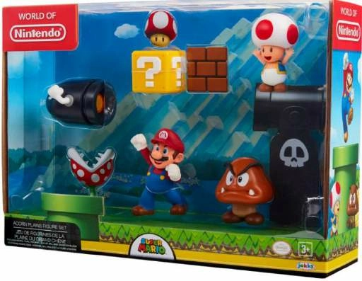 JAKKS PACIFIC NINTENDO - Coffret 5 Figurines Diorama Mario 4 JAKKS PACIFIC NINTENDO - Coffret 5 Figurines Diorama Mario – Image 2