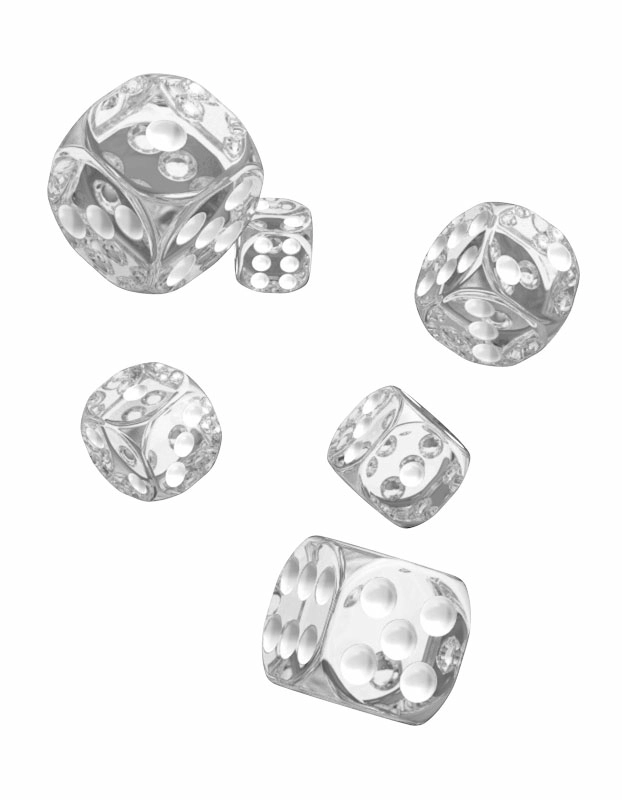 Oakie Doakie Dice Dés D6 16 Mm Translucent - Transparent (12) 3 Oakie Doakie Dice Dés D6 16 Mm Translucent - Transparent (12)
